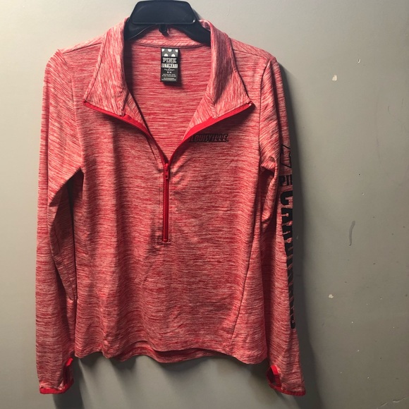 ♦️VS Pink♦️ Half zip jacket with thumb holes - Picture 2 of 5